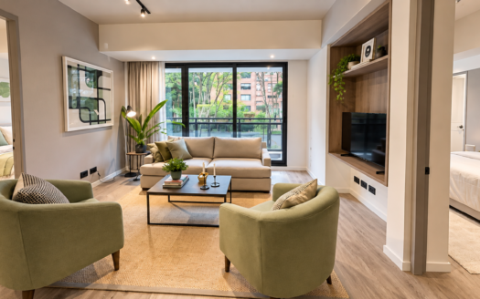 Sala del apartamento de dos habitaciones