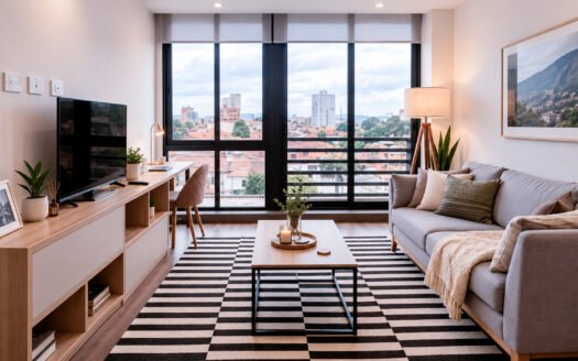 Apartamento en arriendo de dos habitaciones en Quinta Camacho